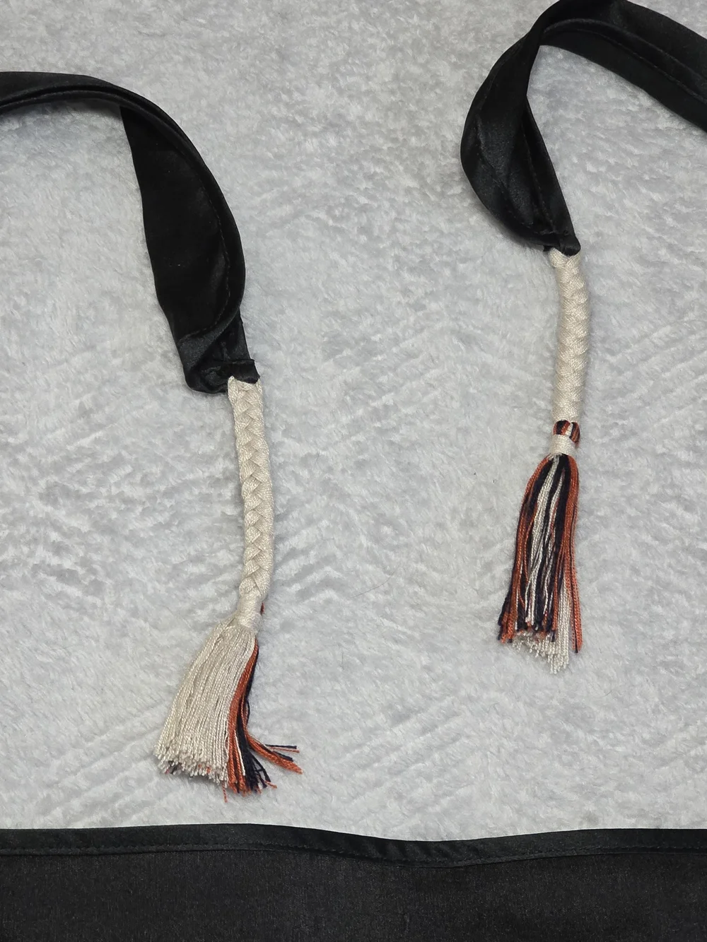 HTF Johnny Was Silk Embroidered Obi Wrap Belt Floral Tassel Sash